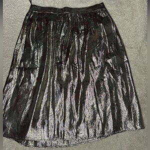 NWT J crew gilded paisley gold skirt